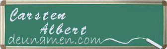 Carsten Albert Visitenkarte